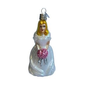 Old World Christmas Ornament Blond Bride